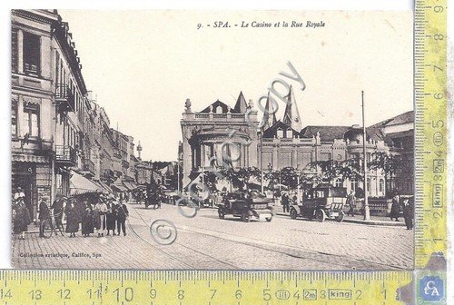 Cartolina - Postcard - Spa - Casino e Rue Royale …