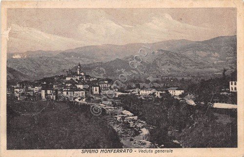 Cartolina - Postcard - Spigno Monferrato - Panorama - 1929 … | Immagine principale