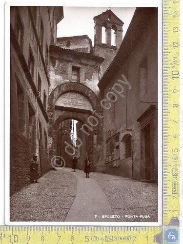 Cartolina - Postcard - Spoleto - Porta Fuga - anni …