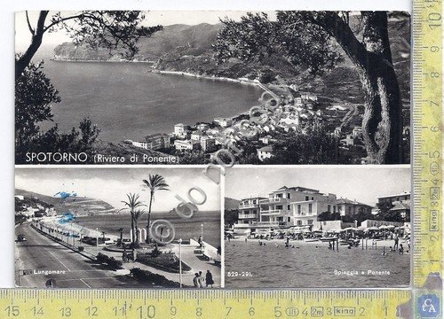 Cartolina - Postcard - Spotorno - Multivisione - 1959 | Immagine principale