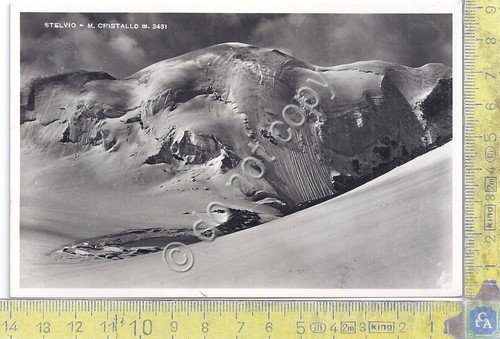 Cartolina - Postcard - Stelvio - Monte Cristallo - anni …