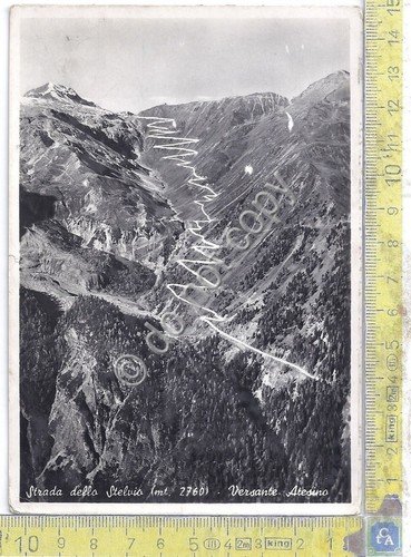 Cartolina - Postcard - Stelvio - Strada - Versante Atesino …