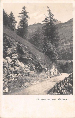 Cartolina - Postcard - strada di montagna - Poesia - …