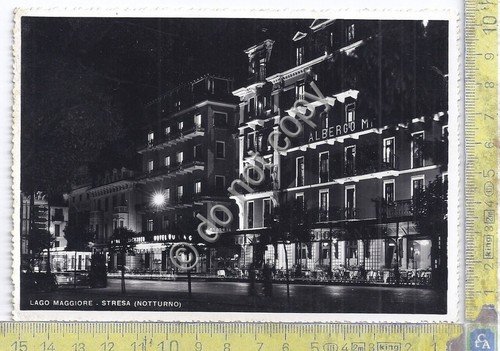 Cartolina - Postcard - Stresa - By Night - Notturno …