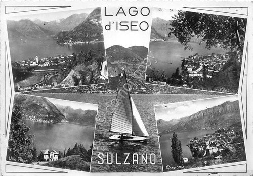 Cartolina - Postcard - Sulzano- Vedutine - anni '50