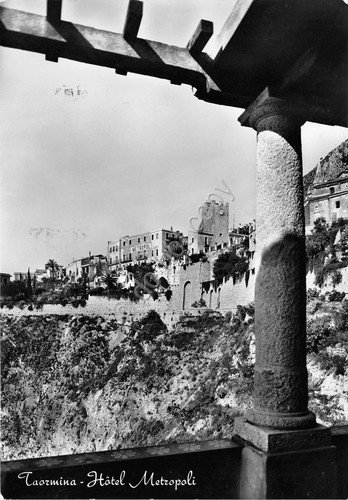 Cartolina - Postcard - Taormina - Hotel Metropoli - panorama … | Immagine principale