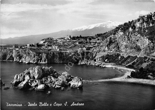 Cartolina - Postcard - Taormina - Isola Bella - Capo …