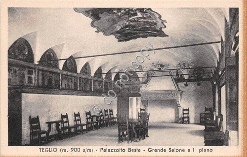 Cartolina - Postcard - Teglio - Palazzotto Besia - Grande … | Immagine principale