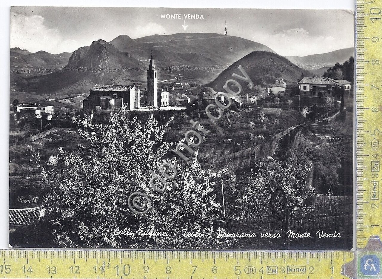 Cartolina - Postcard - Teolo - Panorama verso Monte Venda …