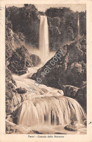 Cartolina - Postcard - Terni Cascata delle Marmore 1913 | Immagine principale