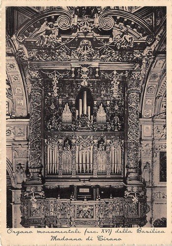 Cartolina - Postcard - Tirano - organo della Basilica - …