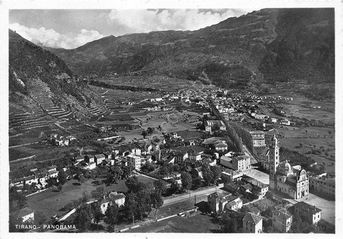 Cartolina - Postcard - Tirano - Panorama dall'alto - Fotocelere …