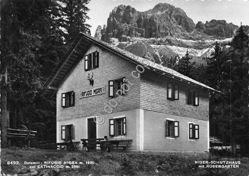 Cartolina - Postcard - Tires - Rifugio Nigra - Catenaccio …