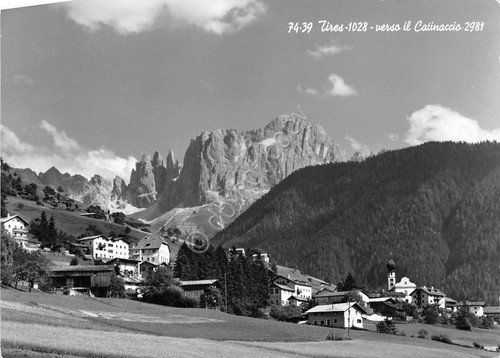 Cartolina - Postcard - Tires - Verso il Catinaccio - …