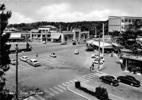 Cartolina - Postcard - Tirrenia - Largo Belvedere | Immagine principale