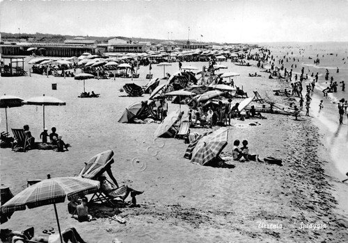 Cartolina - Postcard - Tirrenia - Spiaggia | Immagine principale