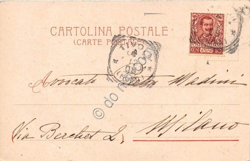 Cartolina - Postcard - Tivoli cascatelle 1908