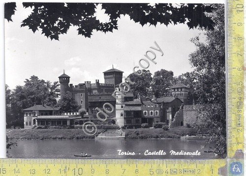 Cartolina - Postcard - Torino - Castello Medioevale - 1958