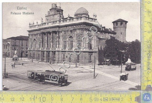 Cartolina - Postcard - Torino - Palazzo MAdama - Tram … | Immagine principale