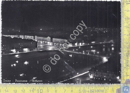 Cartolina - Postcard - Torino - Panorama - By Night …
