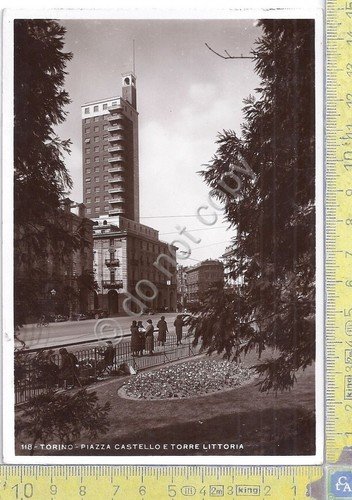 Cartolina - Postcard - Torino - Piazza Castello e Torre …