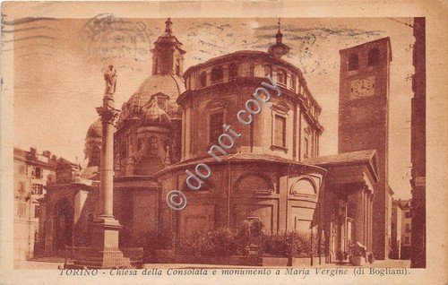 Cartolina - Postcard - Torino Chiesa della Consolata Monumento a … | Immagine principale