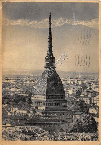 Cartolina - Postcard - Torino Mole Antonelliana e panorama dall'alto …