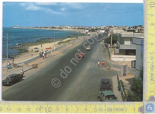 Cartolina - Postcard - Torre Ovo - Lungomare - Auto …