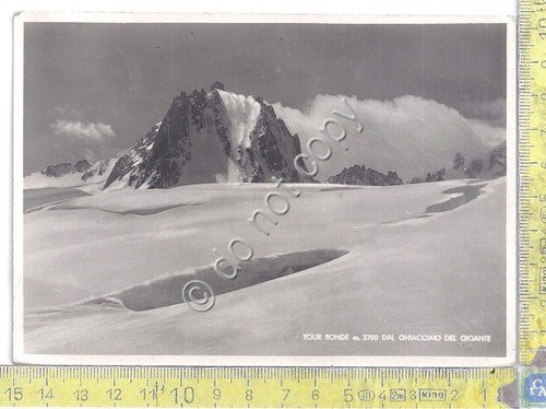 Cartolina - Postcard - Tour Ronde - Timbro Cai Rifugio … | Immagine principale