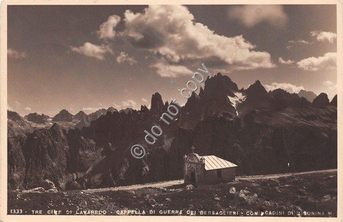 Cartolina - Postcard - Tre Cime di Lavaredo - Cappella …
