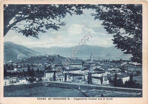 Cartolina - Postcard - Trescore Balneare - Panorama - 1950