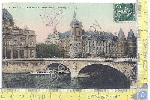 Cartolina - Postcard - Tribunal de Commerce - VG Congo …