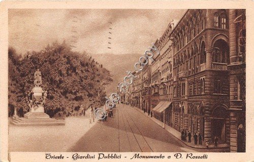 Cartolina - Postcard - Trieste - Giardini Pubblici - animata … | Immagine principale