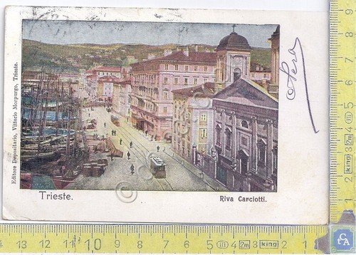 Cartolina - Postcard - Trieste - Riva Carciotti - 1902