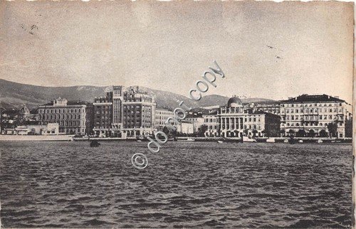 Cartolina - Postcard - Trieste Riva 3 Novembre Panorama dal …