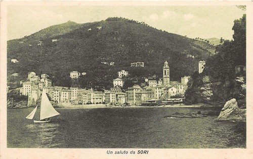 Cartolina - Postcard - un saluto da - Sori - …