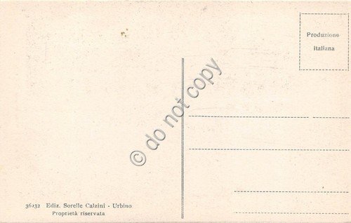 Cartolina - Postcard - Urbino Palazzo Ducale