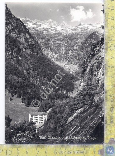 Cartolina - Postcard - Val Masino - Stabilimento Bagni - … | Immagine principale