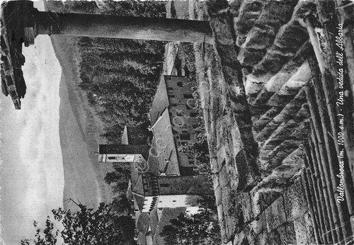 Cartolina - Postcard - Vallombrosa - Veduta Abbazia - 1957 …