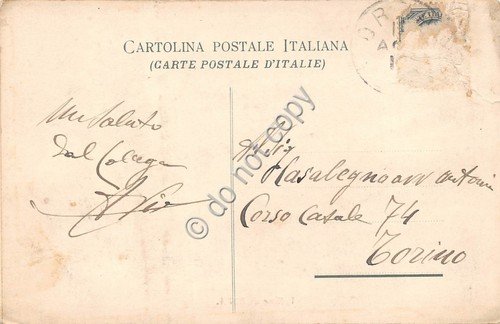 Cartolina - Postcard - Vallone d' Oropa panorama dall'alto VG | Immagine Gallery 2