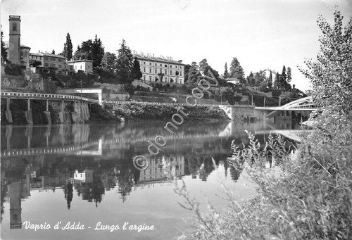 Cartolina - Postcard - Vaprio d'Adda - Lungo l'argine - … | Immagine principale