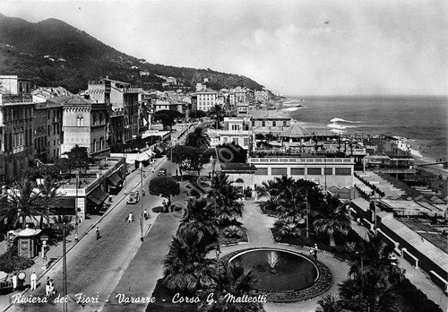 Cartolina - Postcard - Varazze - Corso Matteotti dall'alto - … | Immagine principale