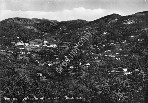 Cartolina - Postcard - Varazze Alpicella Panorama 1958 | Immagine principale