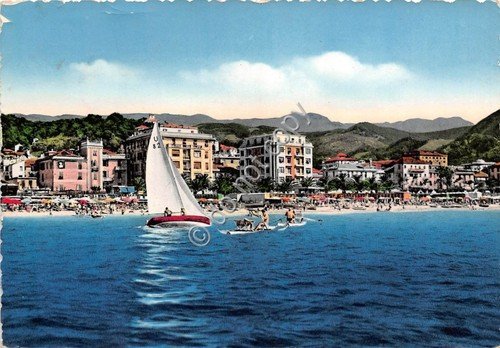 Cartolina - Postcard - Varazze Bagni Jolanda e Esperia pattini … | Immagine principale