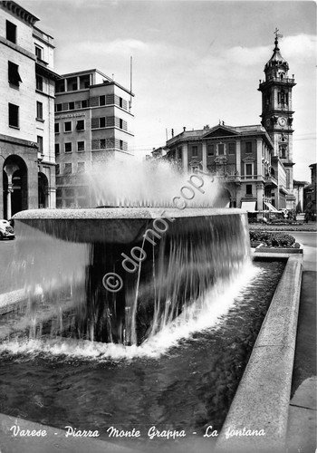 Cartolina - Postcard - Varese - Piazza Monte Grappa - …