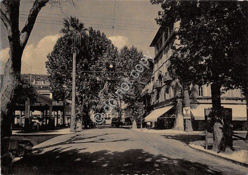 Cartolina - Postcard - Ventimiglia - Via della Stazione - …