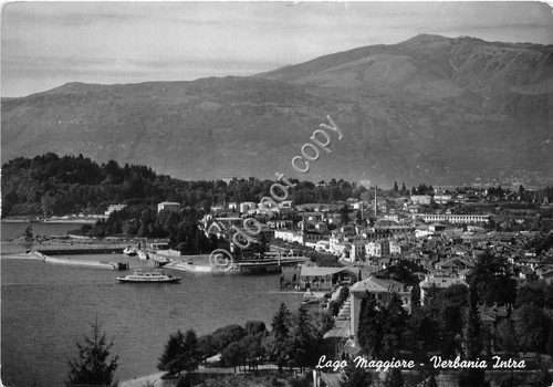 Cartolina - Postcard - Verbania Intra panorama 1967