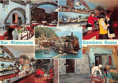 Cartolina - Postcard - Vernazza - Ristorante Gambero Rosso - …