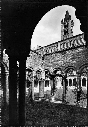 Cartolina - Postcard - Verona - Basilica S.Zeno - chiostro …