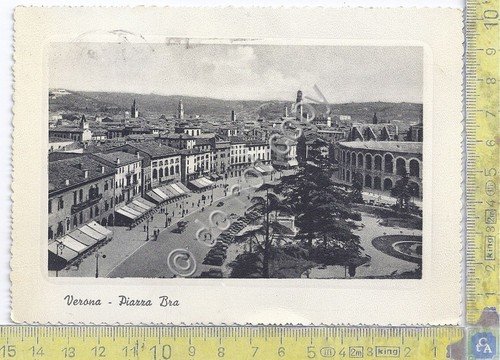 Cartolina - Postcard - Verona - Piazza Bra - anni …